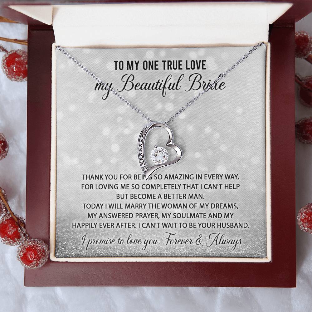 To My One True Love - Forever Love Necklace