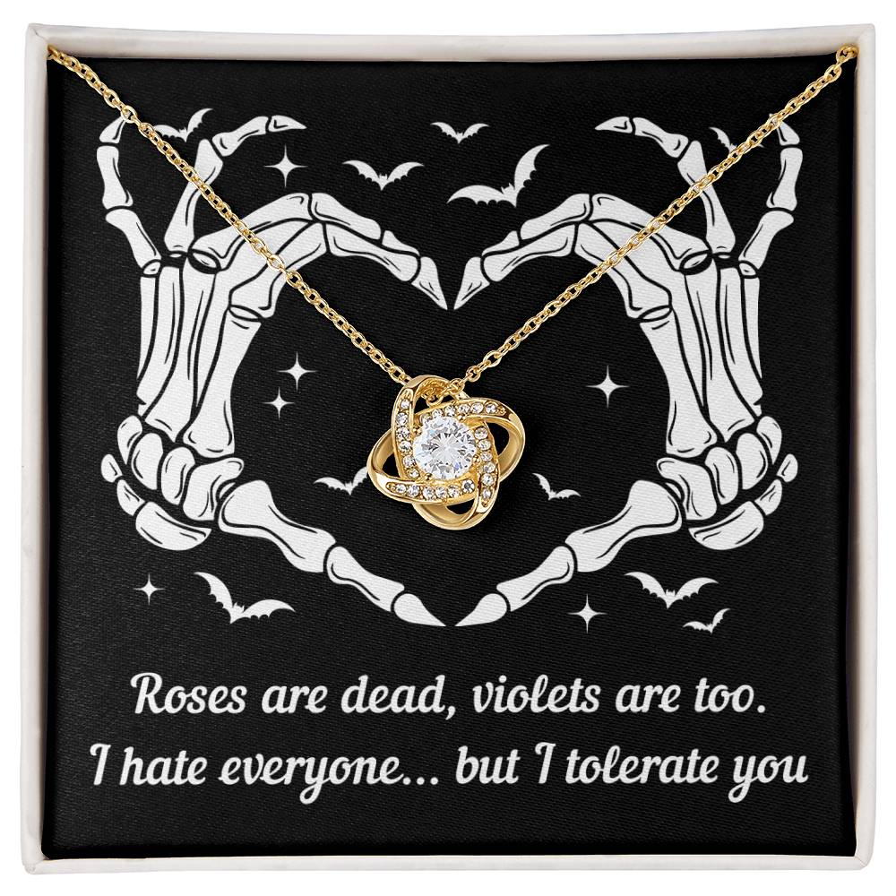 To my Wife - Halloween card  Roses are dead violets are too..,-LED Acrylic Plaque