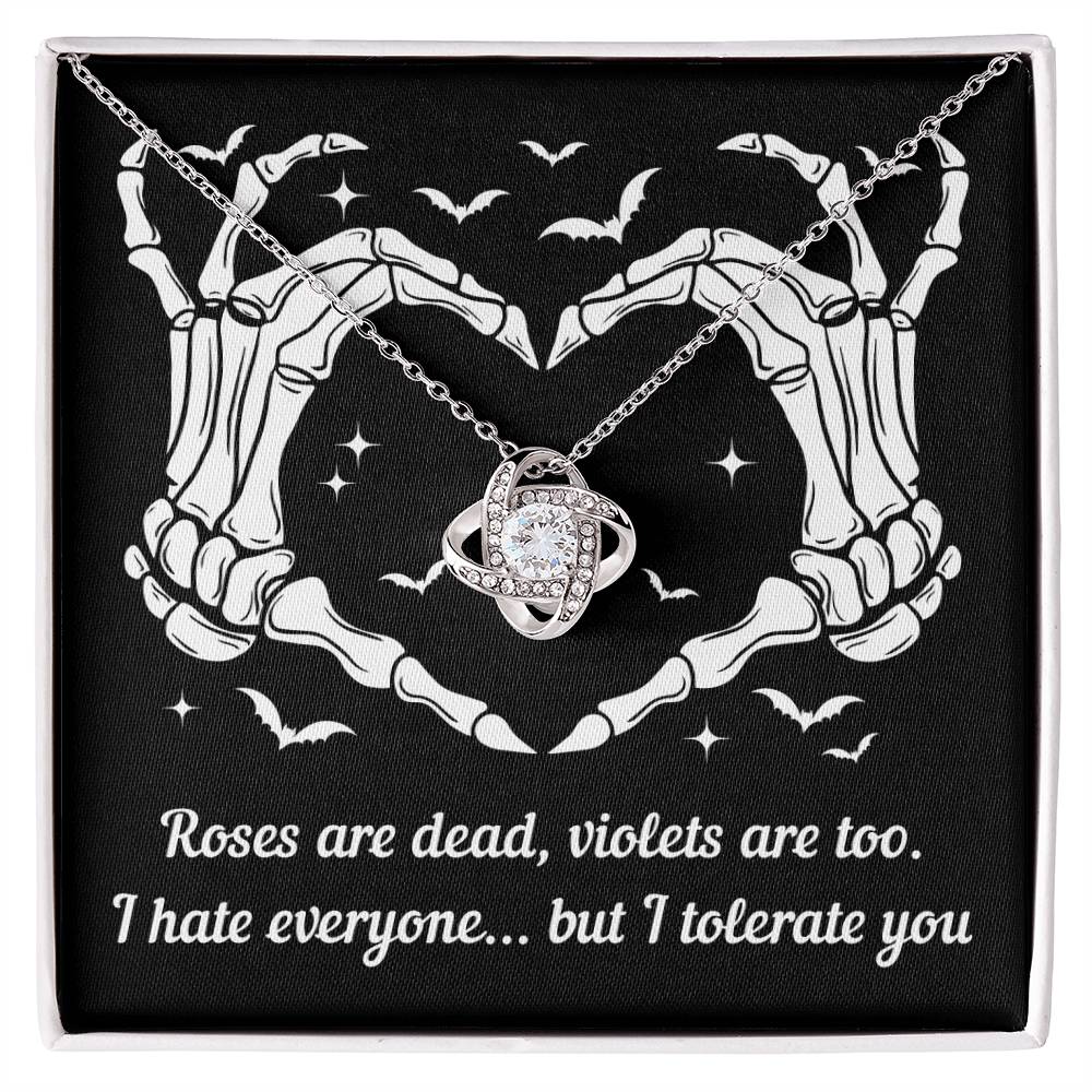 To my Wife - Halloween card  Roses are dead violets are too..,-LED Acrylic Plaque