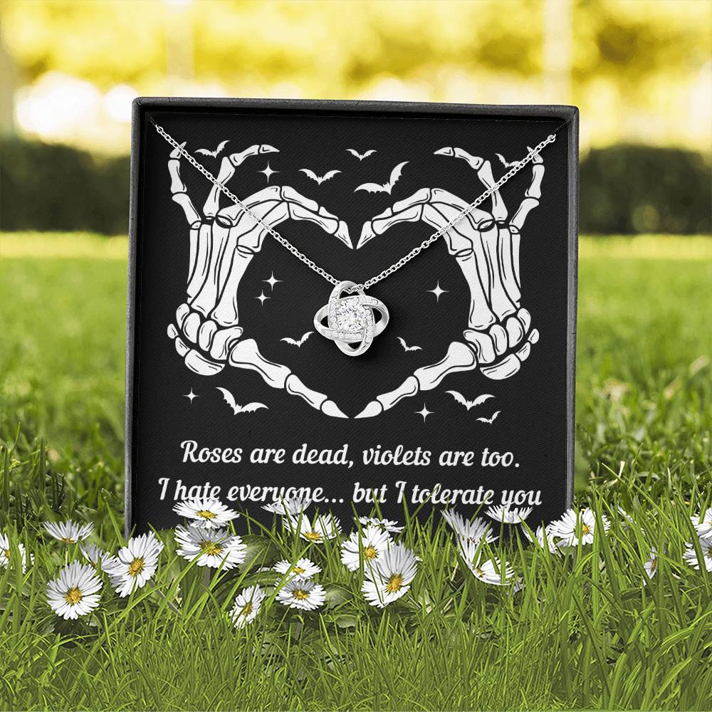 To my Wife - Halloween card  Roses are dead violets are too..,-LED Acrylic Plaque