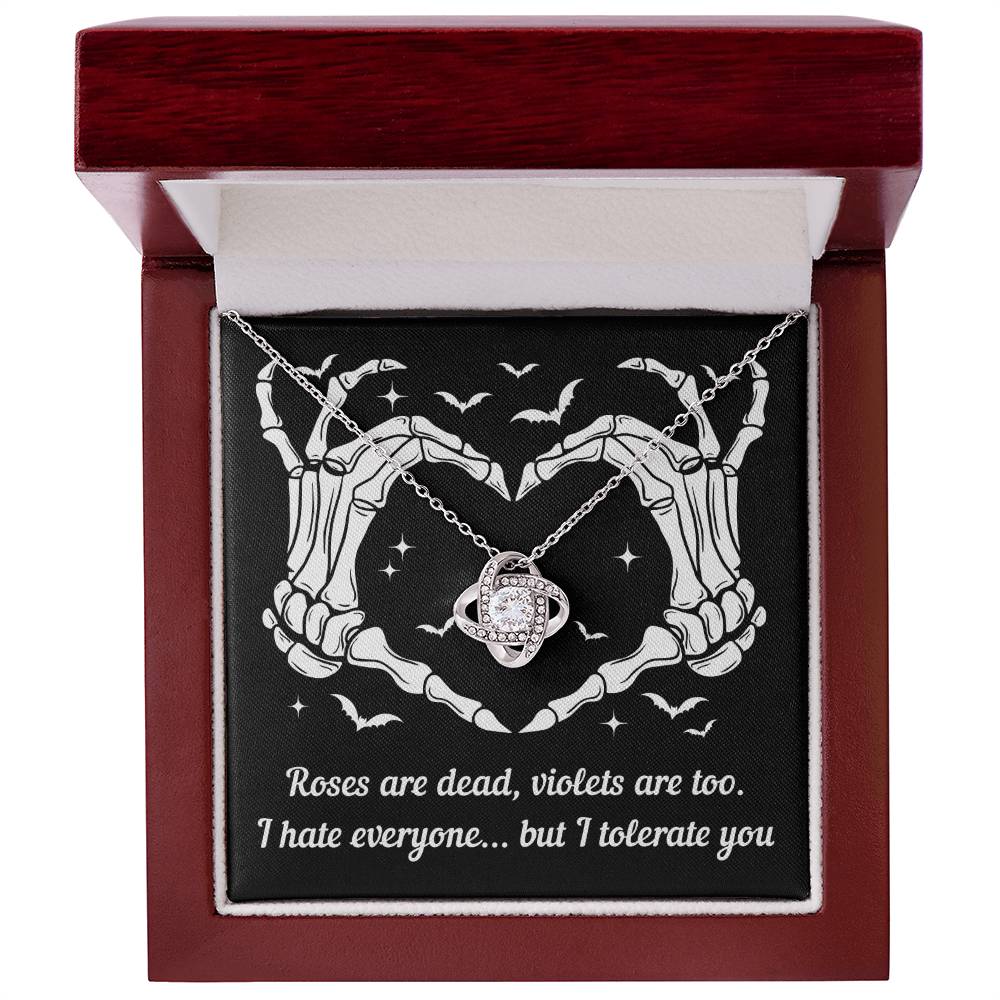 To my Wife - Halloween card  Roses are dead violets are too..,-LED Acrylic Plaque