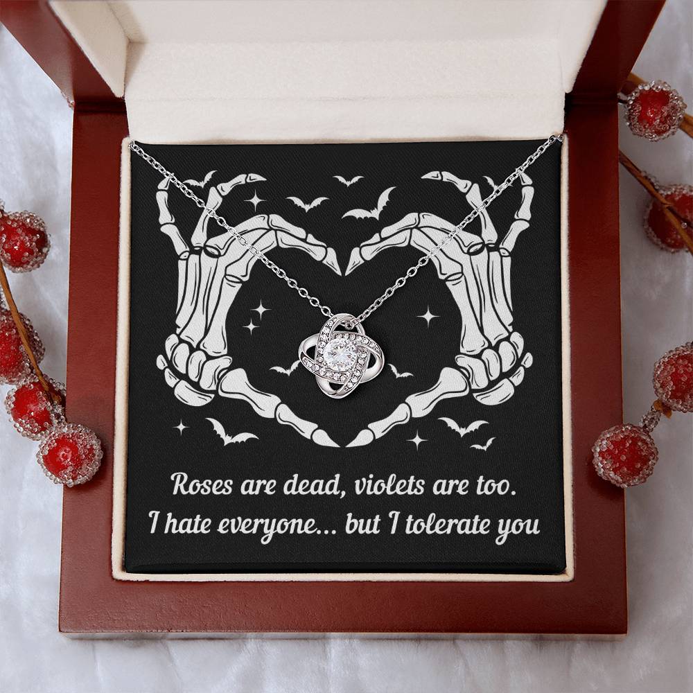 To my Wife - Halloween card  Roses are dead violets are too..,-LED Acrylic Plaque