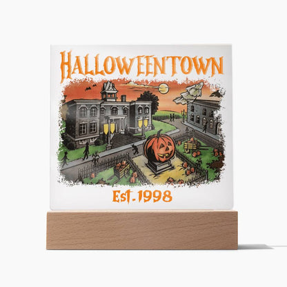 To my Mom - Halloweentown - LED Acrylic Plaque